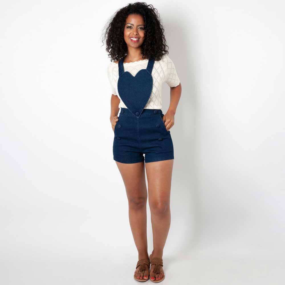 Voodoo Vixen - Rosie Playsuit - Blauw Product image